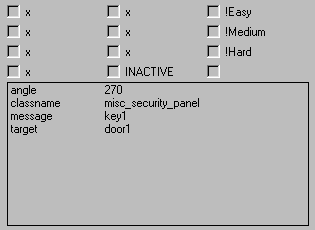 Security Panel Properties