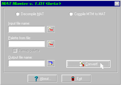 Using MatMaster to convert the file